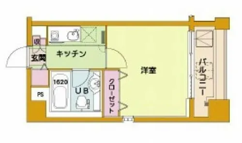 ISM中之島レジデンス【4階】の間取り