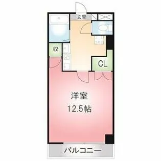 THUマンション【5階】の間取り