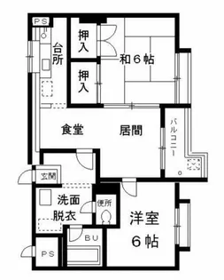 セカンドタウン【2階】の間取り