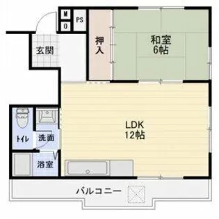 メゾン徳川【2階】の間取り
