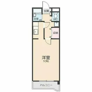 レストポイント園山【1階】の間取り
