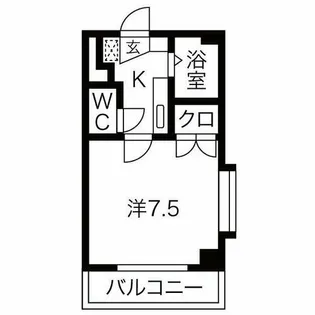 シティライフ本山【2階】の間取り
