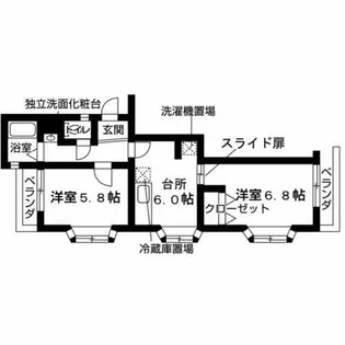 VIPちくさ【2階】の間取り