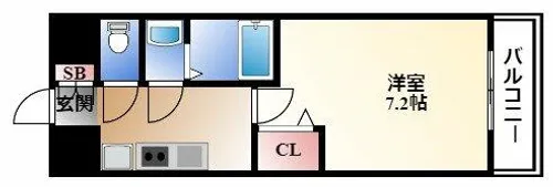 メイクスデザイン鶴舞【15階】の間取り