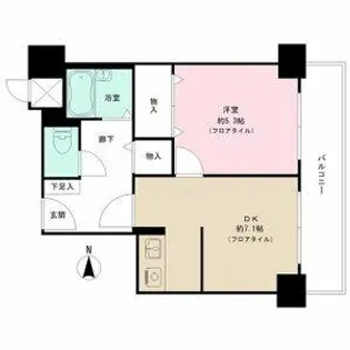 池下510ビル【11階】の間取り