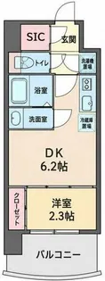 セレニテ梅田北グランデ【4階】の間取り
