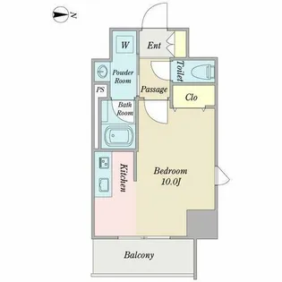 プロシード大須【9階】の間取り