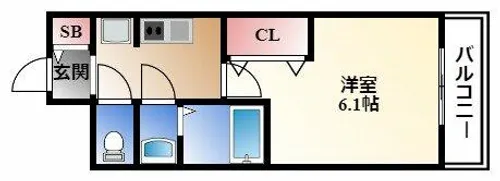 メイクス矢場町【12階】の間取り