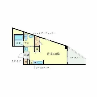 ウインズコートⅢ【4階】の間取り