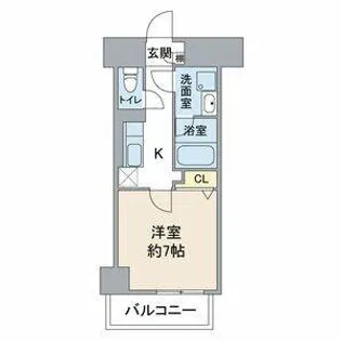 コートバスク【1階】の間取り
