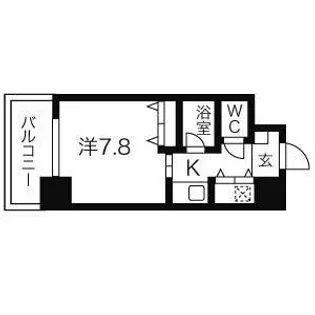 AXIS桜通内山【14階】の間取り