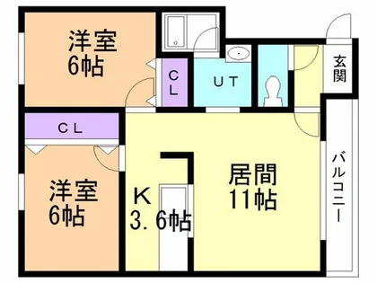 グランドハイム ぽちたま21【103号室】の間取り
