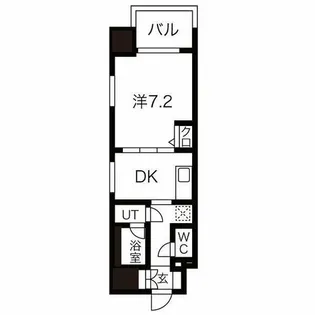 フローラル東別院【9階】の間取り