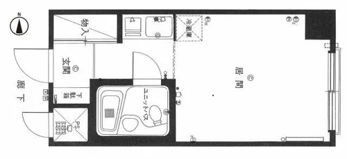 ファミール大通【7階】の間取り