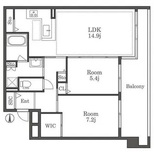 トニーコート弐番館【302号室】の間取り