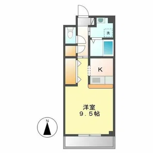 プチメゾン稲生【3階】の間取り