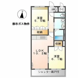 プレリュード【1階】の間取り
