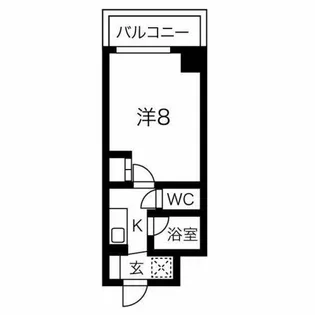 星ヶ丘GODIVA【9階】の間取り
