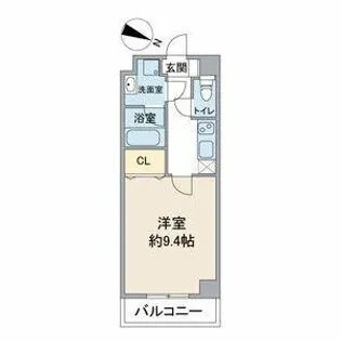 スカイコート桐林【1階】の間取り