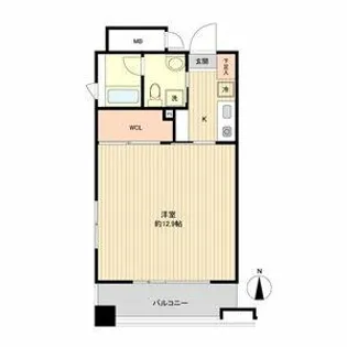 リバーフロントレジデンス【3階】の間取り