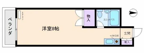 シャレール長居【311号室】の間取り