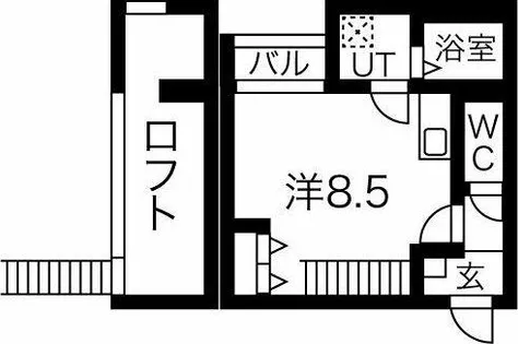 Patina栄生【1階】の間取り