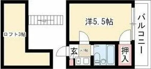 グレースシャインナカムラ【2階】の間取り