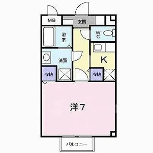 ヴィラージュD【2階】の間取り