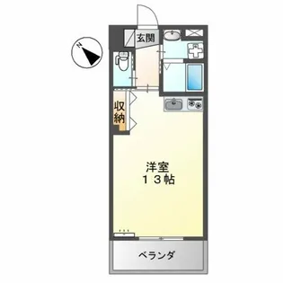 エトワール・ド・ヒサノ【2階】の間取り