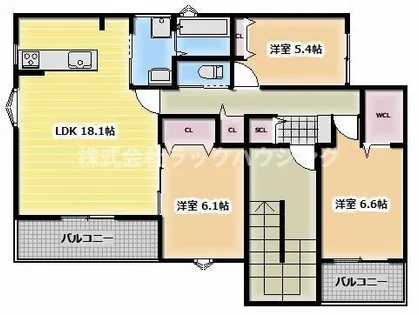 M-Premier村野東町【3階】の間取り