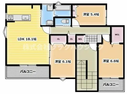 M-Premier村野東町【2階】の間取り