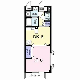 サンライフ徳力【2階】の間取り