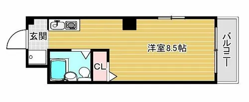 山田マンション【3F号室】の間取り
