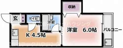 カルム柳町【1階】の間取り