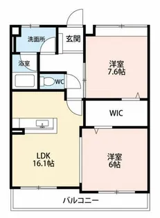 サンコートHANNOKI【2階】の間取り