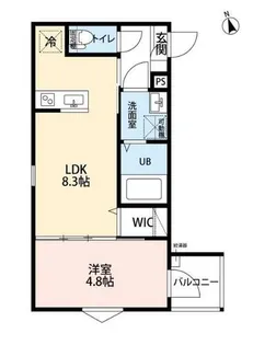 Kerasia(ケラシア)【2階】の間取り