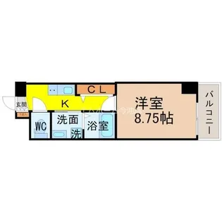 インプルーブ葵【9階】の間取り