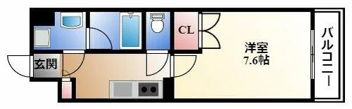 アマーレ葵【4階】の間取り