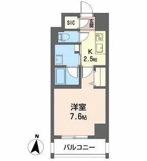 ロイヤルパークヒルズうめきた【4階】の間取り