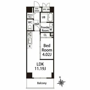 GRAN DUKE東桜【5階】の間取り