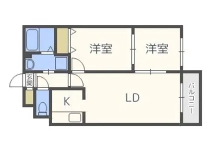 ドムス33【5階】の間取り