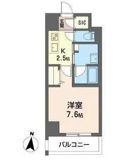 ロイヤルパークヒルズうめきた【3階】の間取り