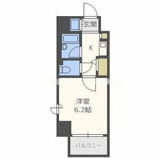 パラシオ塚本Ⅱ【7階】の間取り