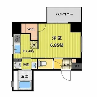 CASA AVENUE IKESHITA【7階】の間取り