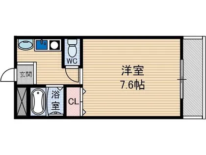 フェリセ富田【306号室】の間取り