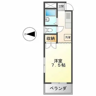 ジュネスドミール金山【5階】の間取り