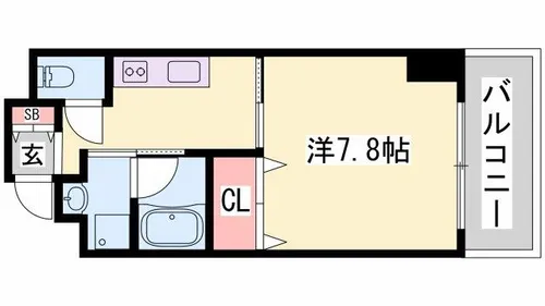 エクセル姫路【3階】の間取り