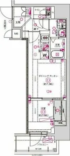 CREST TAPP東別院【14階】の間取り