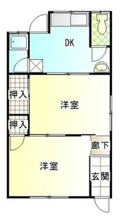 明福荘【106号室】の間取り