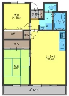 グレイス辻本【6階】の間取り